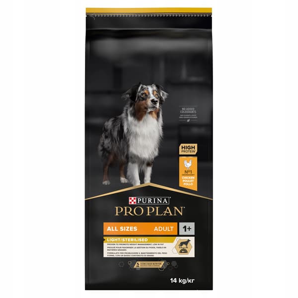 PURINA PRO PLAN Vuxen Light/Steriliserad 14 kg
