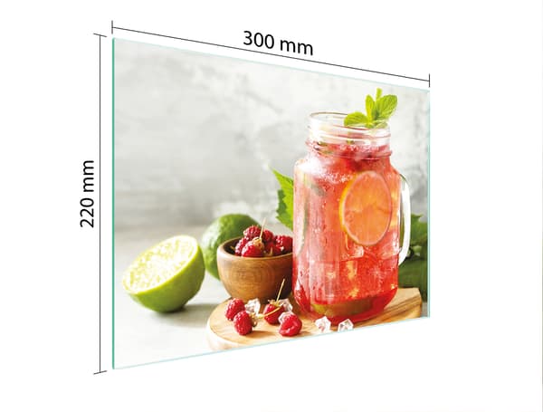 GLAS SKÆREBRÆT 30x22 DRIKKEVARE