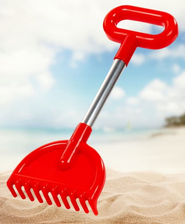 SANDRIVE metalskaft STOR 35 cm STRANDRIVE