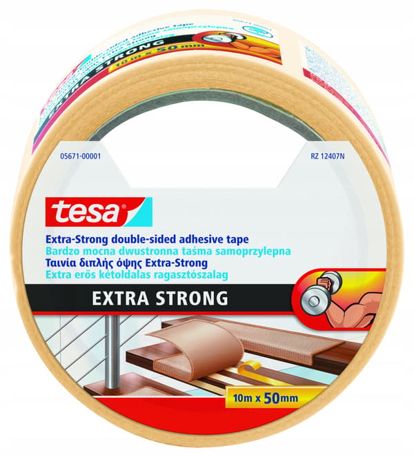 Tesa Extra Strong stærk non-slip mattejp 10m 50mm