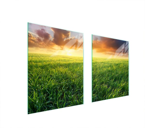 GLASBESKYTTELSESPLADE TIL KOMFUR 85x52 VISNING