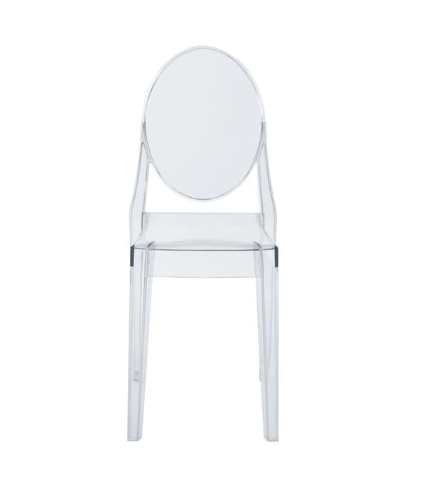 TRANSPARENT KRISTALLIN Stol Modern Hållbar