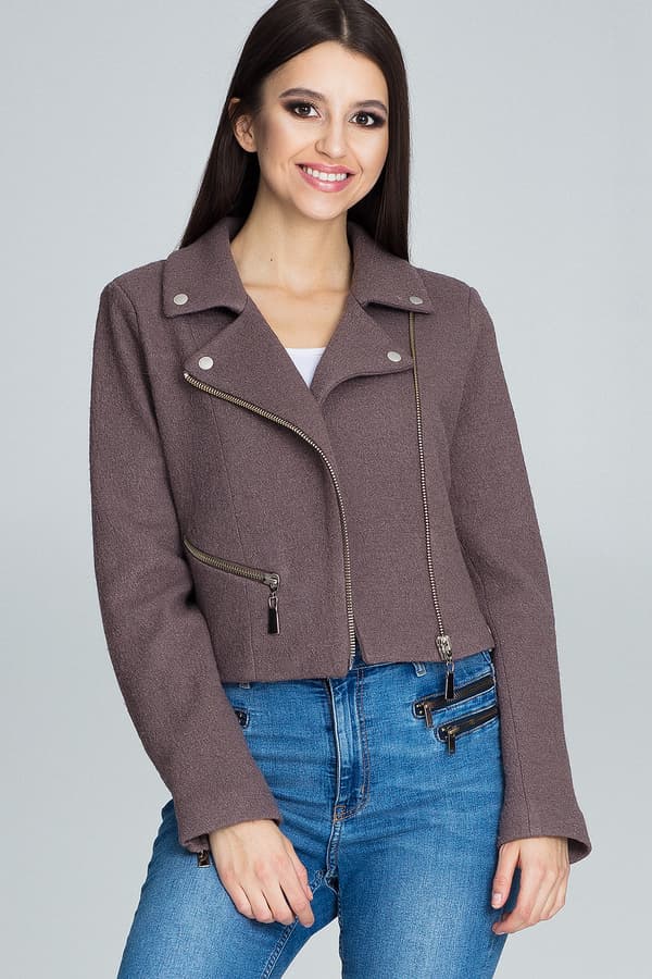 Dambikerjacka brun M607 storlek XL