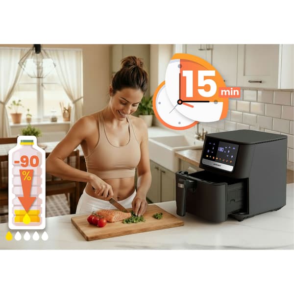 Airfryer Berdsen BD-662 svart
