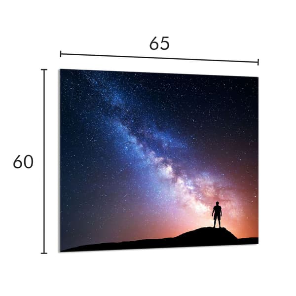 KEITTIÖN LASIPANEELI 65x60 Tähdet