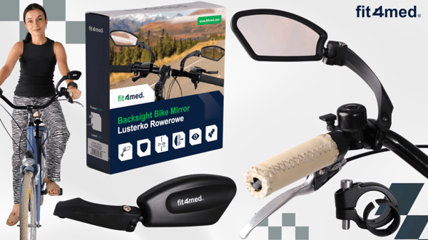 3D-justerbar venstre bageste cykkelspejl