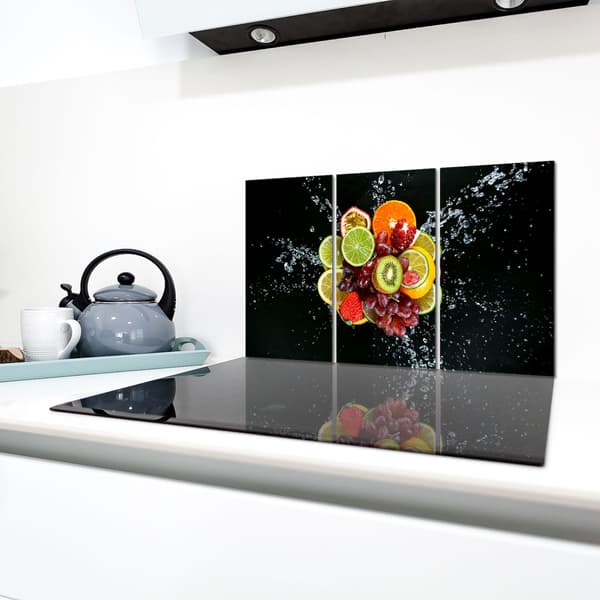 Glasbeskyttelsesplade til komfur 3x30x52