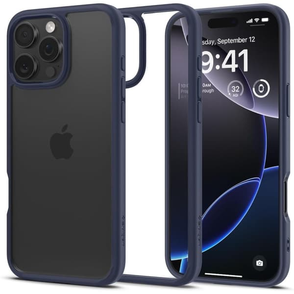 iPhone 16 Pro Max Ultra Hybrid-cover - Blå
