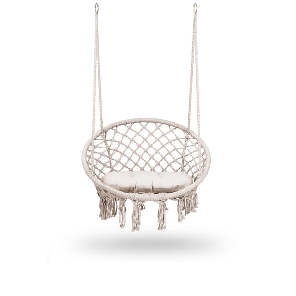 Riippuva puutarhakeinu BOHO beige