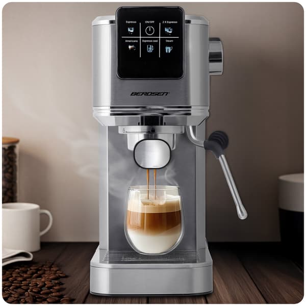 Berdsen BD-770 20 bar espressomaskin, silver
