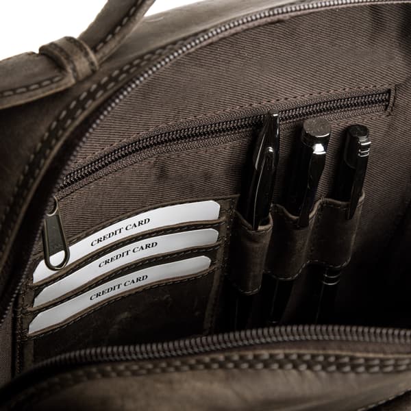 TBG-HT-100 BRUN HUNTER Herrväska +CERTIFIKAT