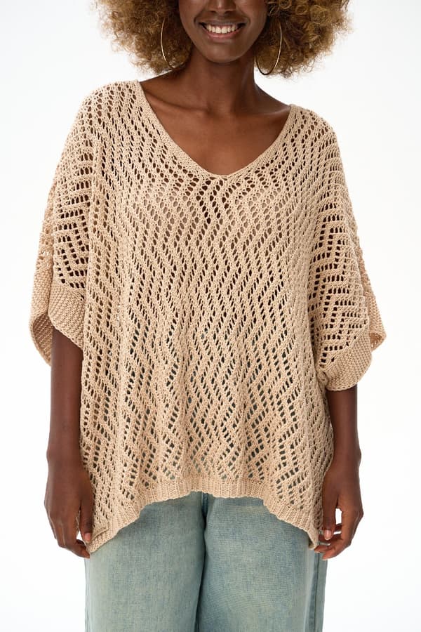 Damebluse DżoDżo Lys Beige Universal