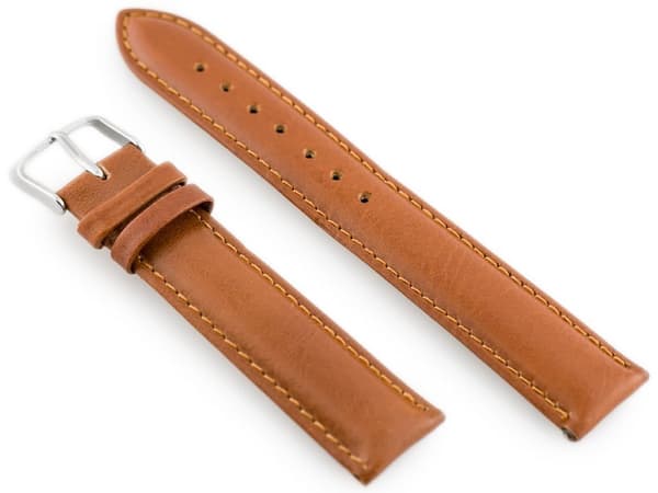 Nahkaranneke W83-kellolle - ruskea - 22 mm