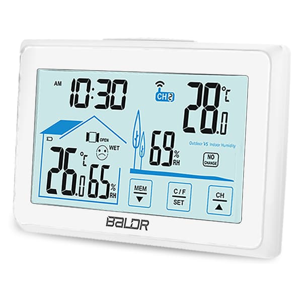 BD-910 hvid vejrstation med display