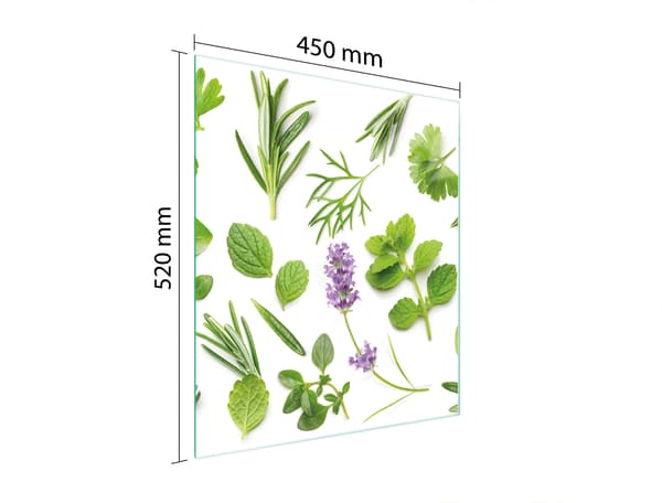 SKÄRBRÄDA I GLAS 45x52 VÄXTER