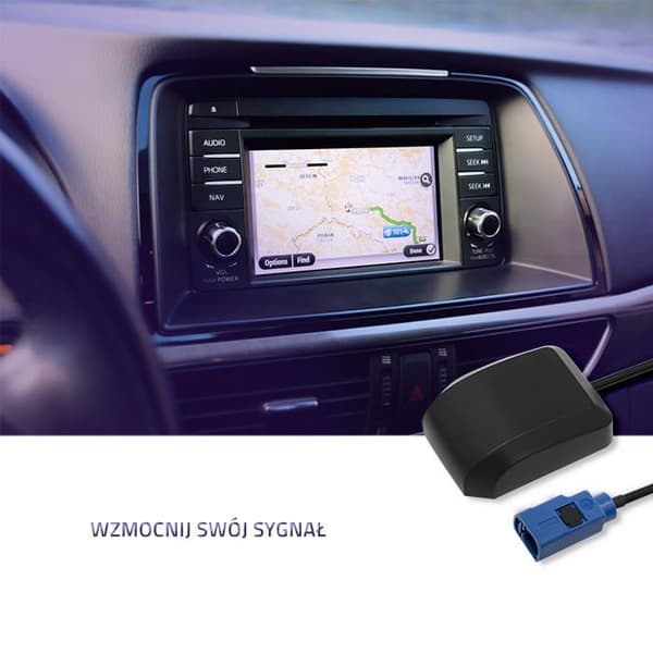 Qoltec 28dBi GPS-antenni | Ulkoinen