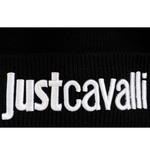 JUST CAVALLI herrehat SORT / HVID