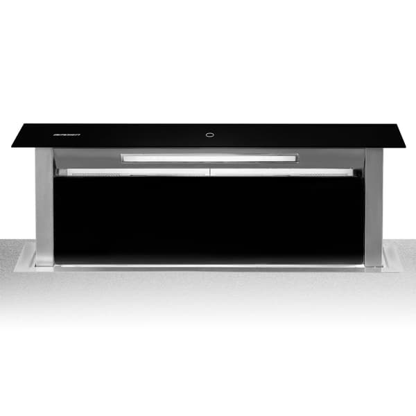 Bordmonteret emhætte 90 cm sort BT-290