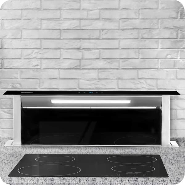 Bordmonteret emhætte 90 cm sort BT-290