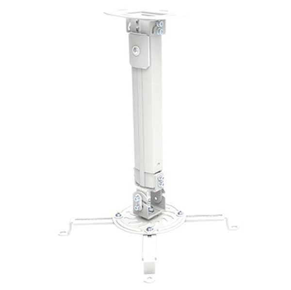 Techly Projektorarm 38-58 cm. 13,5 kg, Loftmontering, Sølv