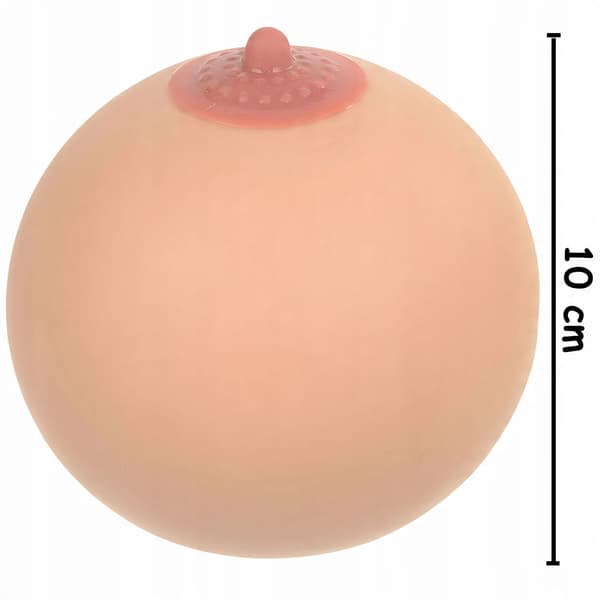 Anti-stress knädbröst för knådning rolig present 10 cm