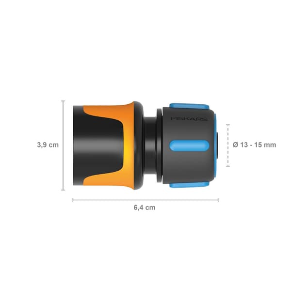 Fiskars Snabbkoppling Trädgårdsslang Sprinklerkoppling 13-15mm