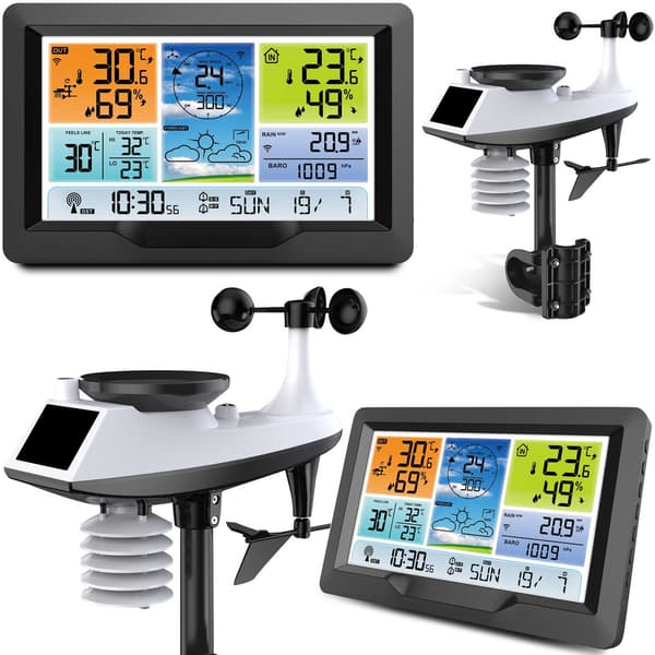 BD-905 grafitväderstation med display