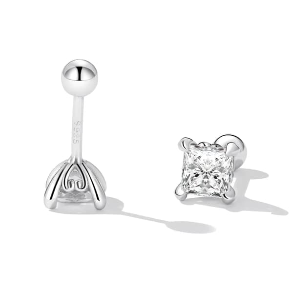 Sølvøreringe Cubic Zirconia Øreringe Sølv 925