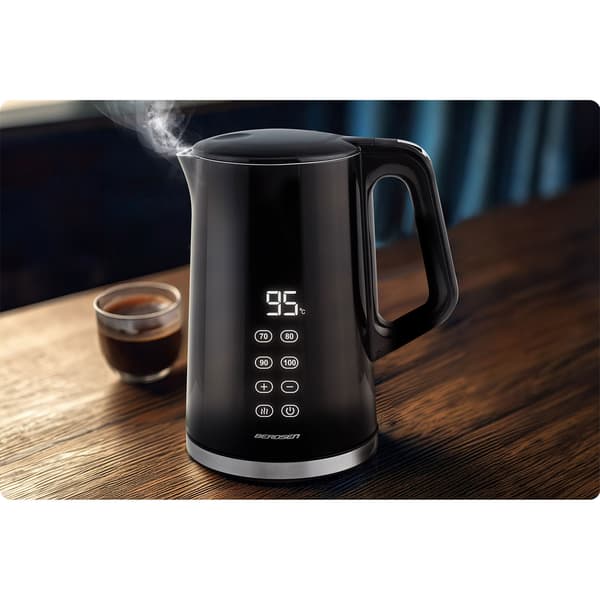 Berdsen BD-71 elkedel 1,7l sort og sølv