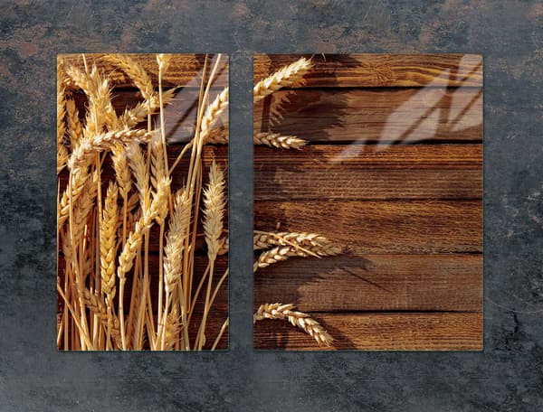 GLASSKYDDSPLÅT FÖR SPIS 70x52 WHEAT