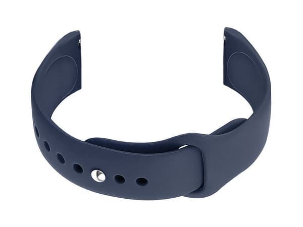 Gummiband för U21 klocka 20mm - gråblå
