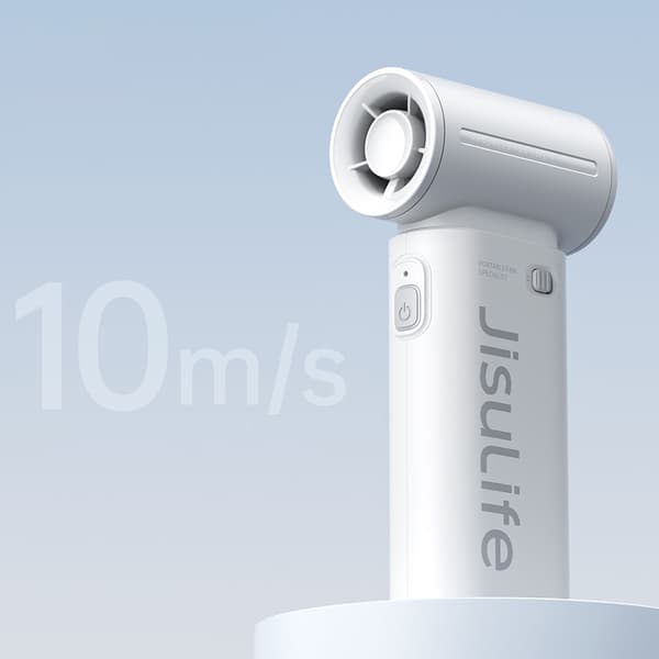 Mini kannettava tuuletin USB-C 5000mAh - harmaa