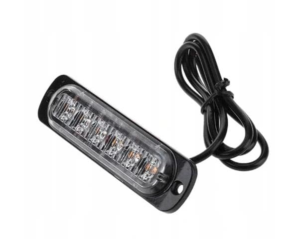 4 LED-advarsellampe stroboskop vejassistance blinklys bogiseringslastbil