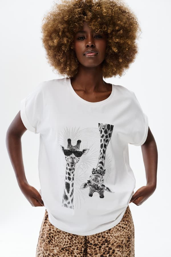 Bambi Damebluse Ecru 44/46