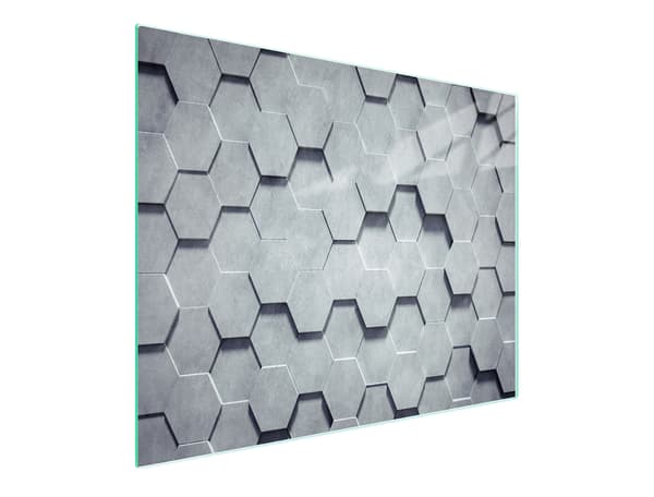 SKÄRBRÄDA I GLAS 52x30 MÖNSTER