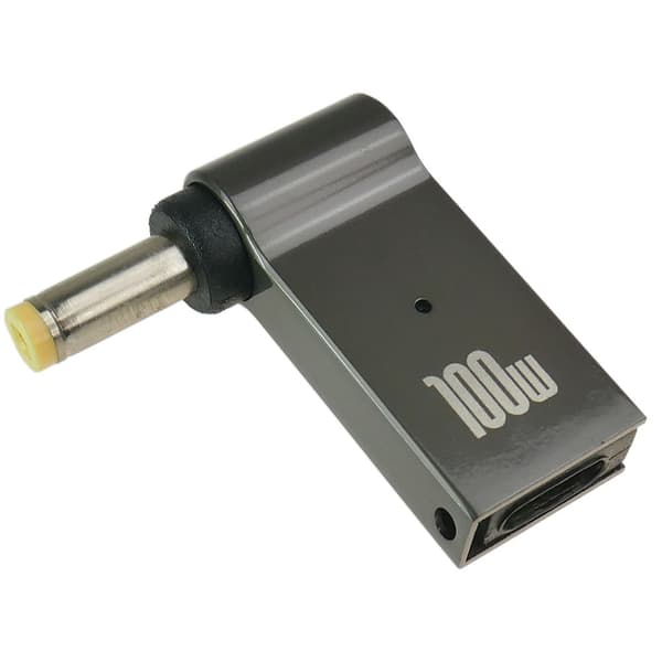 USB-C-adapter til strømforsyning af bærbar computer med 4,8 x 1,7 mm stik