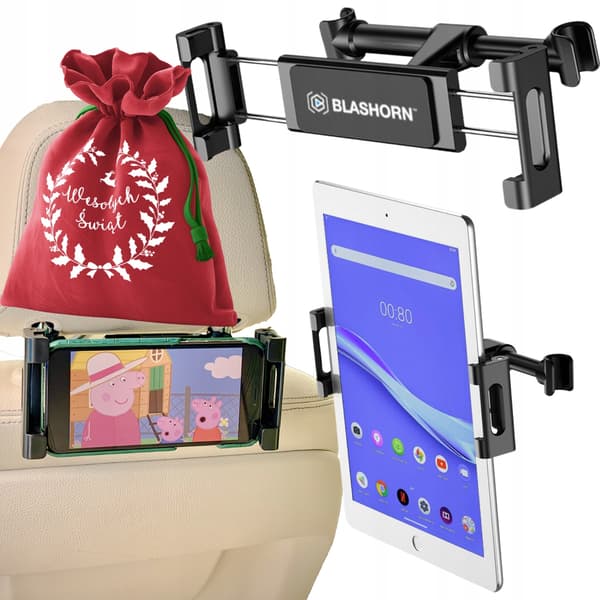 BILHOLDER TIL TABLET TELEFON 4,7-13" SOLID ROTARY JULEGAVEN