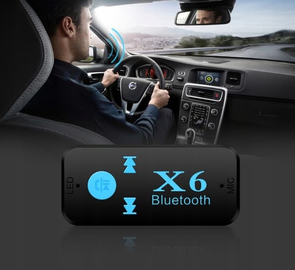AUX-miniliitäntäinen Bluetooth-audiovastaanotinsovitin