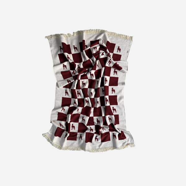 Bomullfilt IGGY Bordeaux Lola