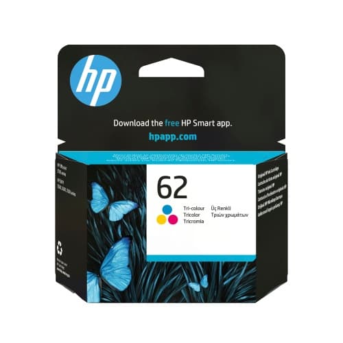 HP 62 trefärgad (C2P06AE) bläckpatron, CMY
