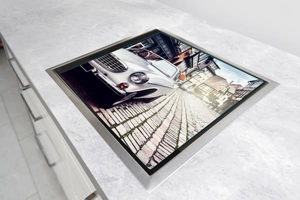 GLASSKYDDSPLÅT FÖR SPIS 50x52 AUTO