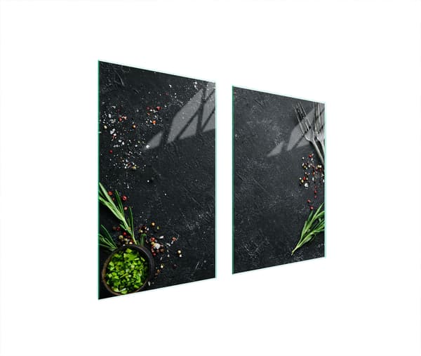 GLASSKYDDSPLÅT FÖR KÖK 65x52 KÖK