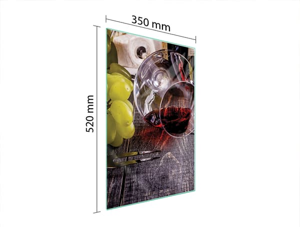GLAS SKÆREBRÆT 35x52 VIN