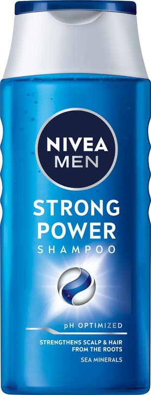 NIVEA Men Strong Power Shampoo til mænd 250 ml