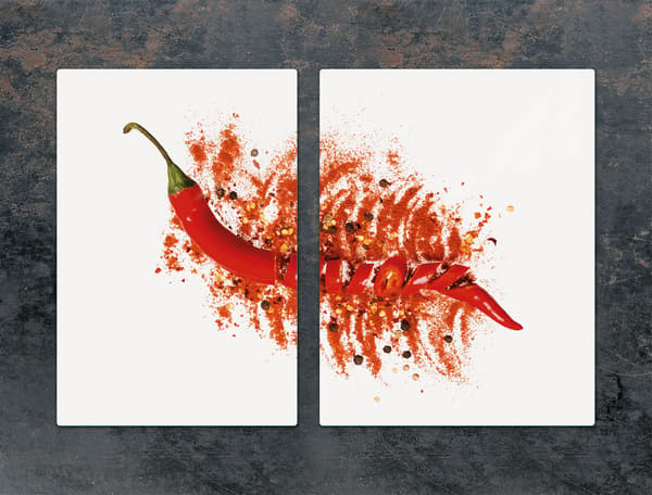 GLASBESKYTTELSESPLADE 75x52 CHILI
