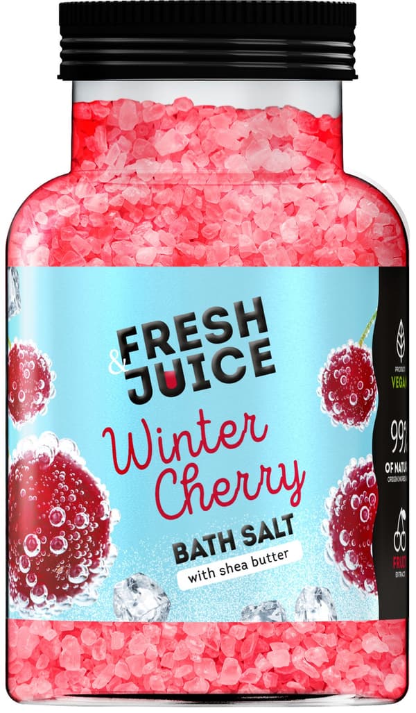 FÄRSK JUICE Vinterkörsbärsbadsalt 700 g