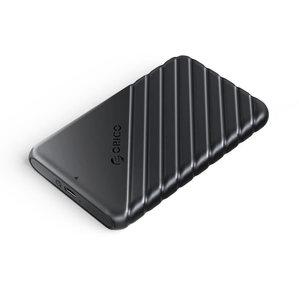 Disketui 25PW1C-C3 2.5'' HDD / SSD USB-C 6Gb/s - sort