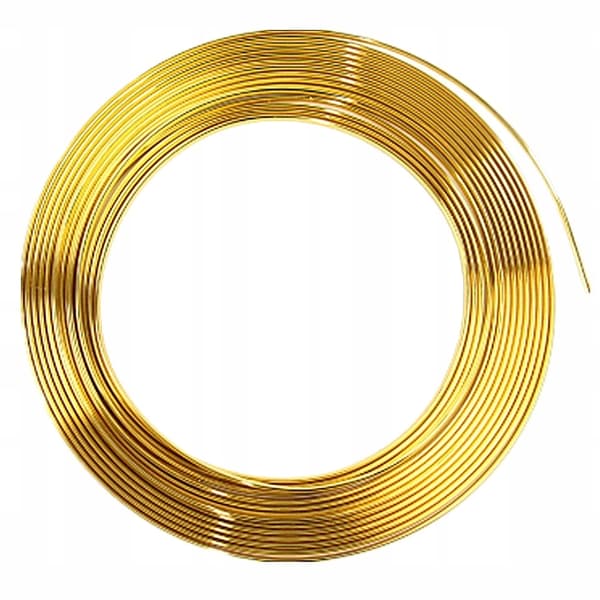 Flexibla kromguld band 12 mm