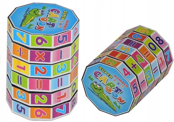 Matematisk cylinder videnskab tælling multiplikation division