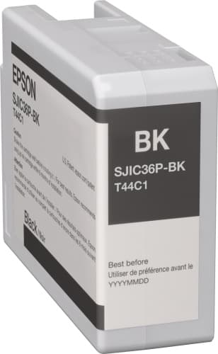 Epson SJIC36P(K) (C13T44C140) blækpatron, sort